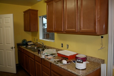 Kitchen After - Yellow Walls
