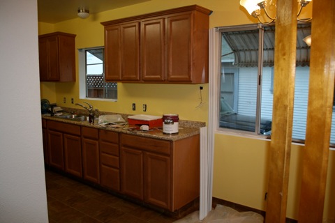 Kitchen After - Sink from Dining Room