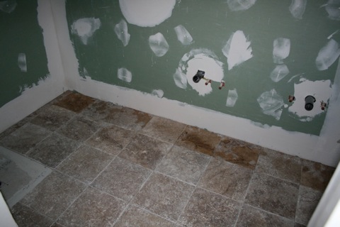 New tile floors