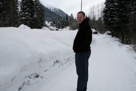 Rob in the snow