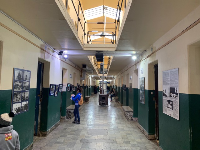 First floor of the prison museum