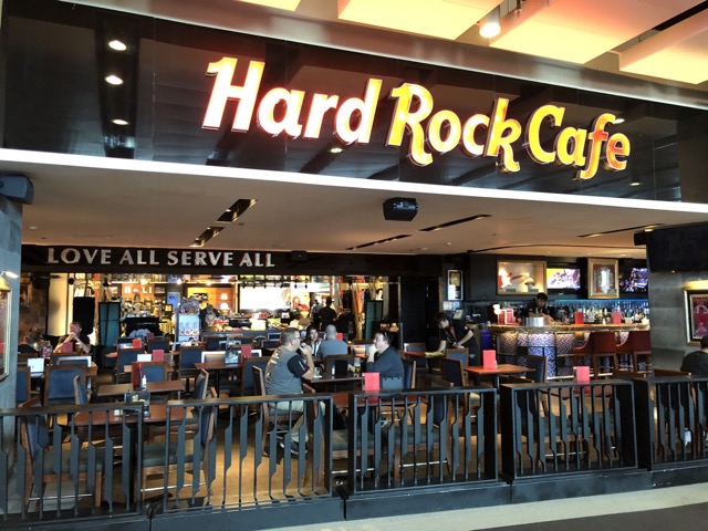 Hard Rock Cafe at the airport