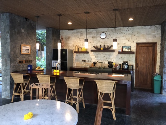 Our AirBNB: Open air kitchen