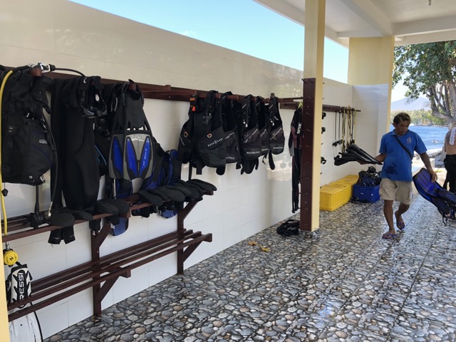 Dive equipment drying