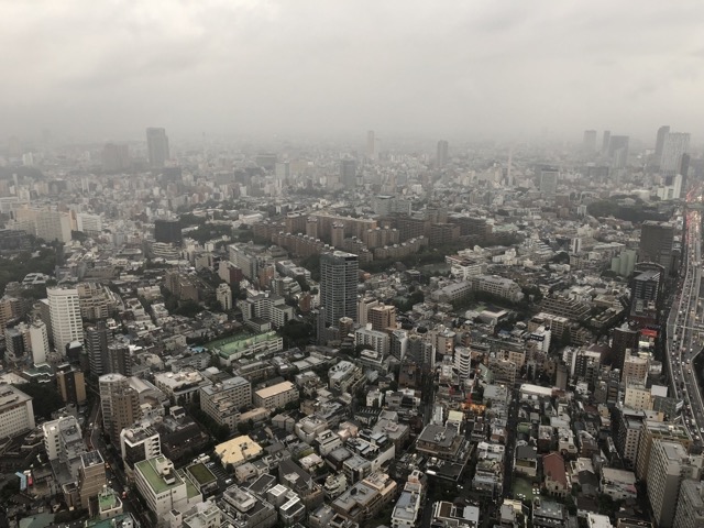 View of the city from Roppongi Hills Tower