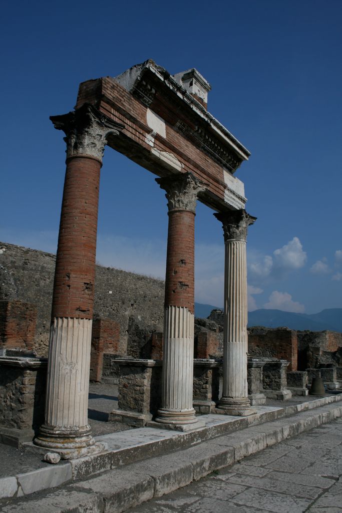 Columns outside the Macellum