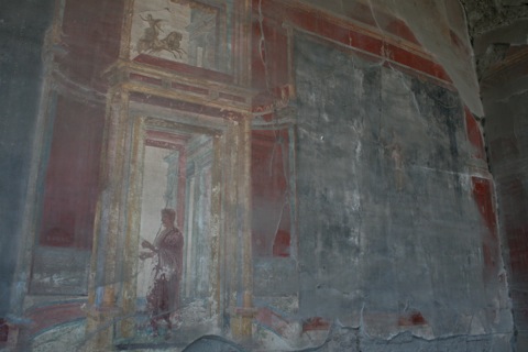 Mural in the Macellum detailing the transactions that would occur there in the 