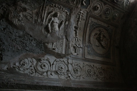 Ceiling in the bathhouse