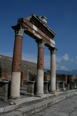 Columns outside the Macellum
