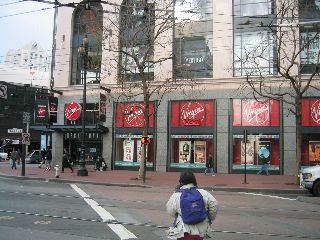 Continuing to be appauled at the lack of discretion in SF -- they have MEGAstores where you can buy VIRGINS!