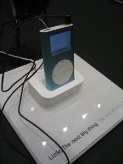 Blue iPod mini