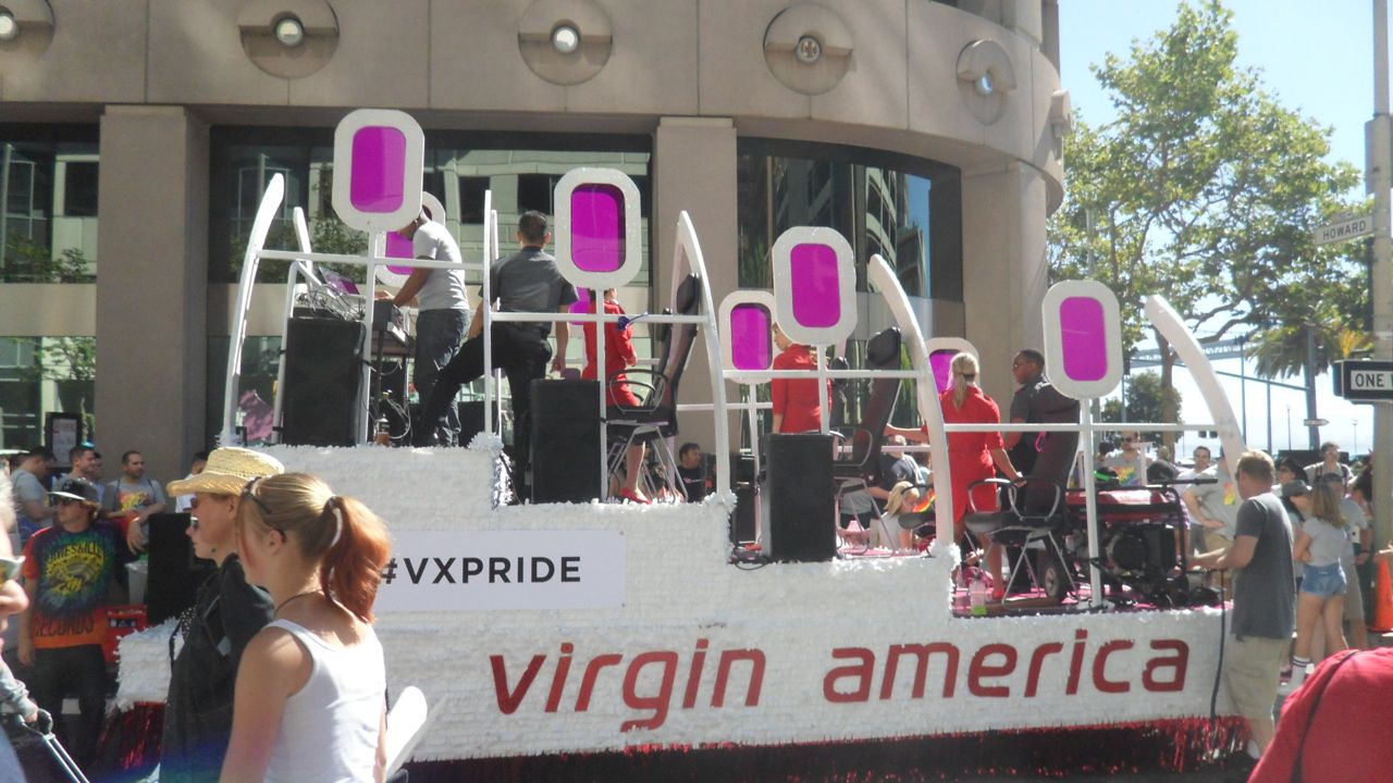 Virgin America Float