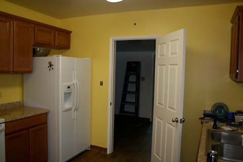 Kitchen After - Looking towards Laundry