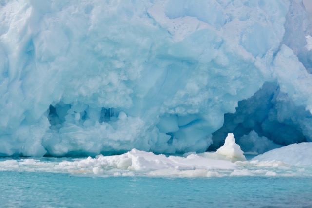 Up close on an iceberg