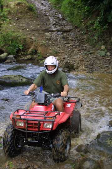 IMG_4385 Dad, crossing a stream, in the ATV