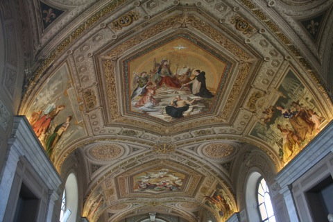 Ceiling in the Galleria dei Candelabri