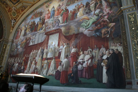 Enormous wall painting
