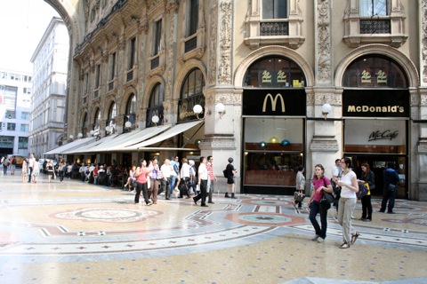 McDonald's at Galleria Vittorio Emanuele