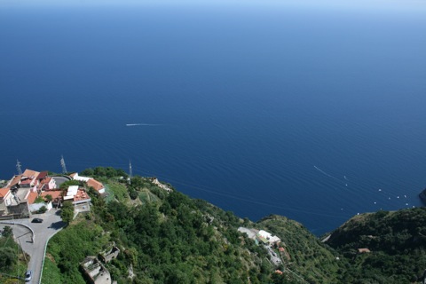 Overlooking the Amalfi Coast