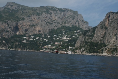 Marina Piccola on the island of Capri