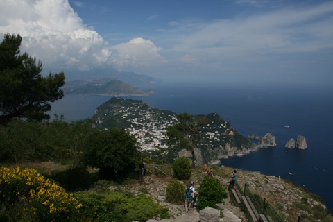 View from the top of Anacapri