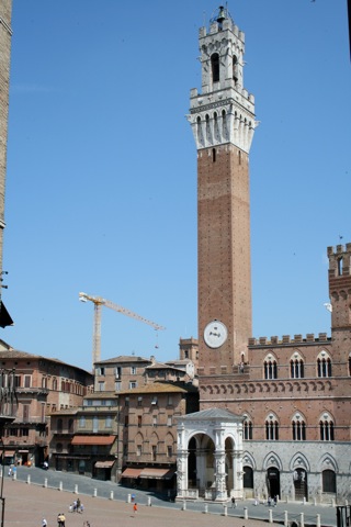 Town center of Siena