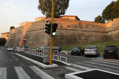 Vatican City wall