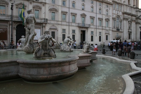 Fountain at the PIazza Navona