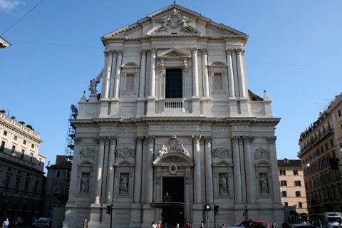 Church of St. Andrea that Michaelangelo designed